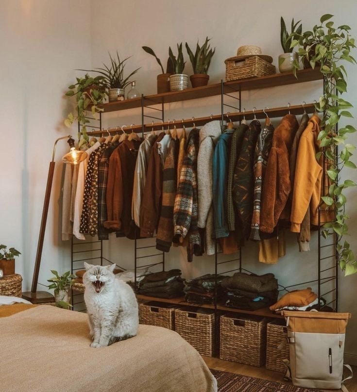 Tidy organized bedroom dresser and storage